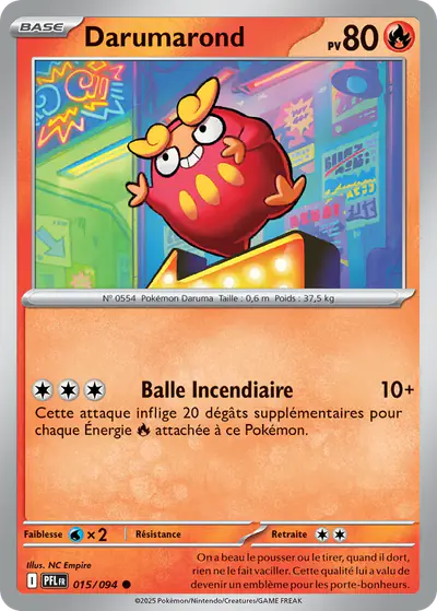Image de la carte Pokemon Darumarond 015/94