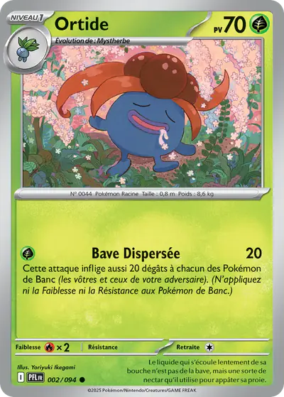 Image de la carte Pokemon Ortide 002/94