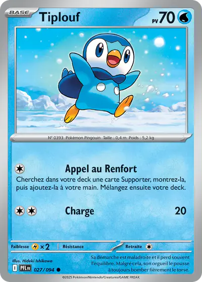 Image de la carte Pokemon Tiplouf 027/94