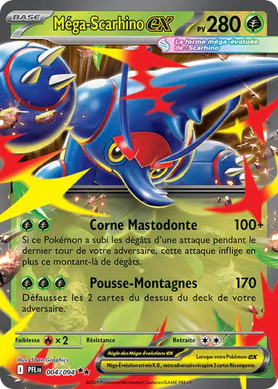 Image de la carte Pokemon Méga-Scarhino ex 004/94