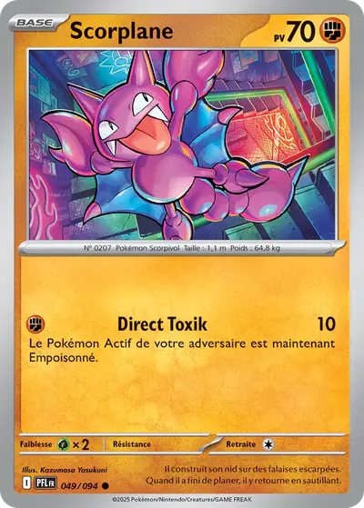 Image de la carte Pokemon Scorplane 049/94