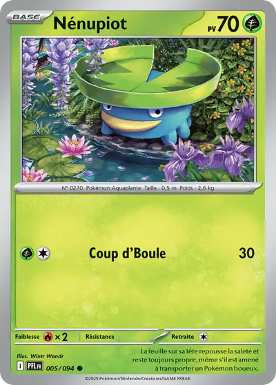Image de la carte Pokemon Nénupiot 005/94