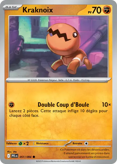 Image de la carte Pokemon Kraknoix 051/94