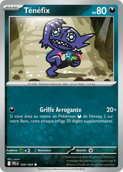 Image de la carte Pokemon Ténéfix 059/94