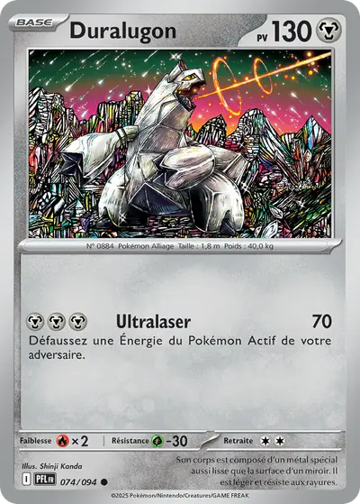 Image de la carte Pokemon Duralugon 074/94