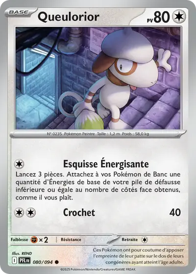 Image de la carte Pokemon Queulorior 080/94