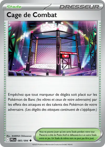 Image de la carte Pokemon Cage de Combat 085/94