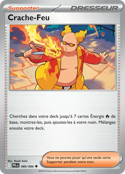 Image de la carte Pokemon Crache-Feu 089/94