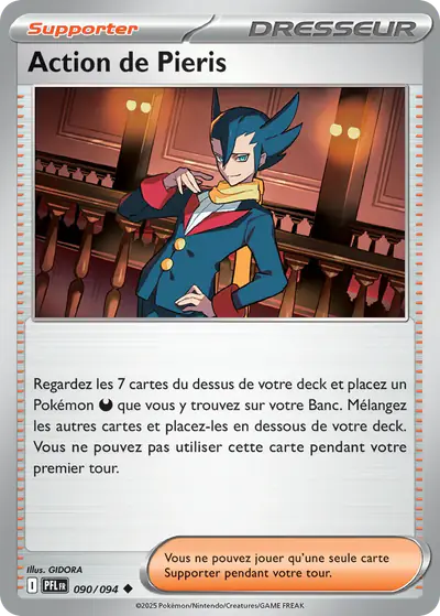 Image de la carte Pokemon Action de Pieris 090/94