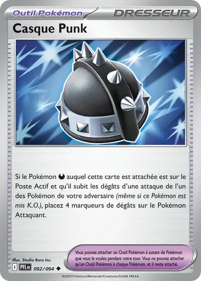 Image de la carte Pokemon Casque Punk 092/94