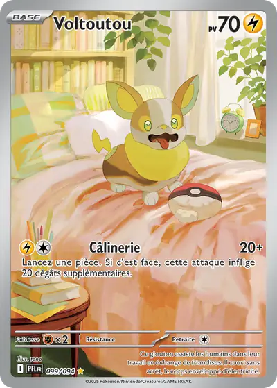 Image de la carte Pokemon Voltoutou 099/94