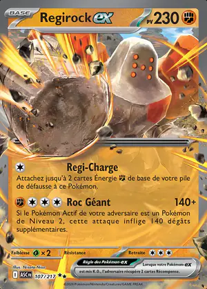 Regirock ex 107/217