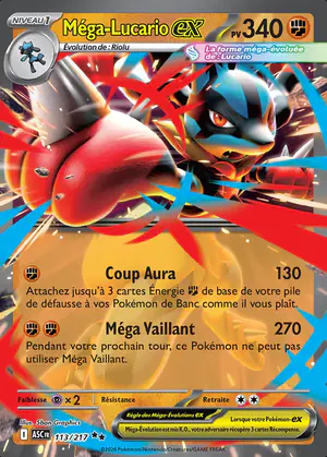 M&eacute;ga-Lucario ex 113/217