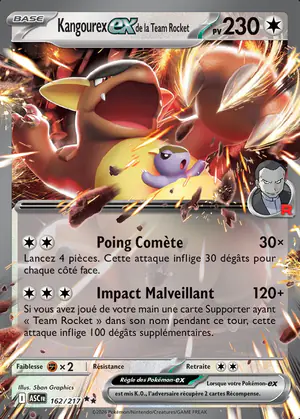 Kangourex ex de la Team Rocket 162/217