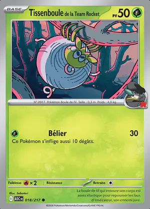 Tissenboule de la Team Rocket 018/217