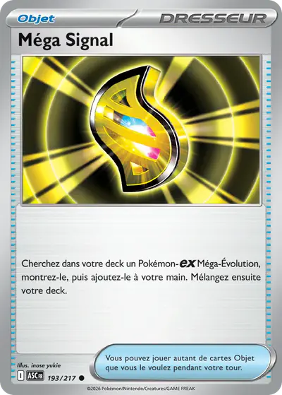 Image de la carte Pokemon Méga Signal 193/217