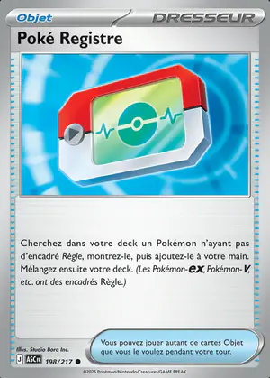 Pok&eacute; Registre 198/217