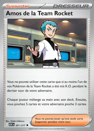 Amos de la Team Rocket 201/217