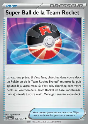 Super Ball de la Team Rocket 205/217