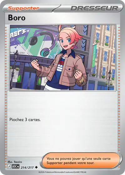 Image de la carte Pokemon Boro 214/217