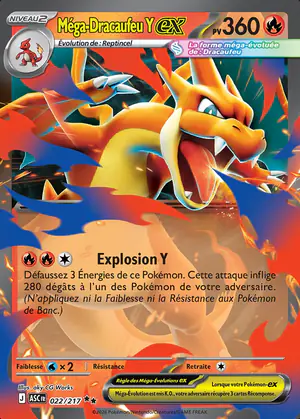 M&eacute;ga-Dracaufeu Y ex 022/217