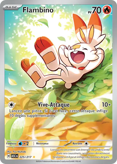 Image de la carte Pokemon Flambino 225/217