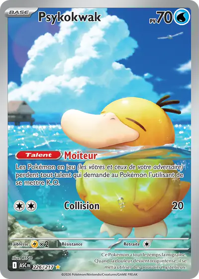 Image de la carte Pokemon Psykokwak 226/217