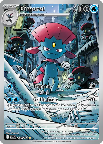 Image de la carte Pokemon Dimoret 228/217