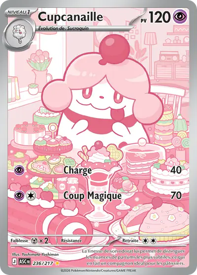 Image de la carte Pokemon Cupcanaille 236/217