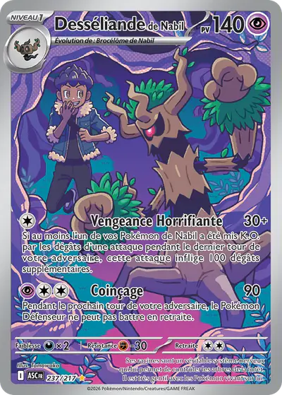 Image de la carte Pokemon Desséliande de Nabil 237/217