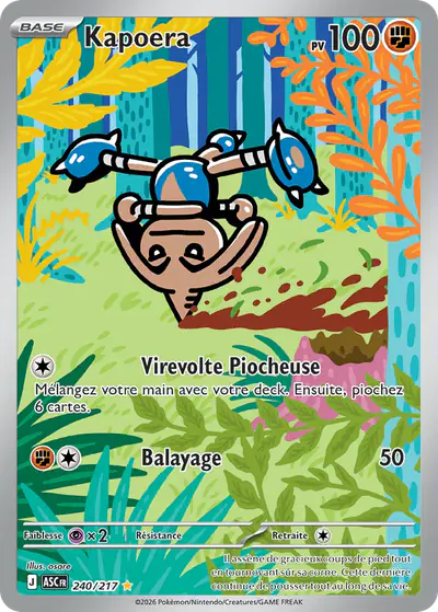Image de la carte Pokemon Kapoera 240/217