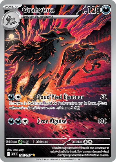 Image de la carte Pokemon Grahyèna 243/217