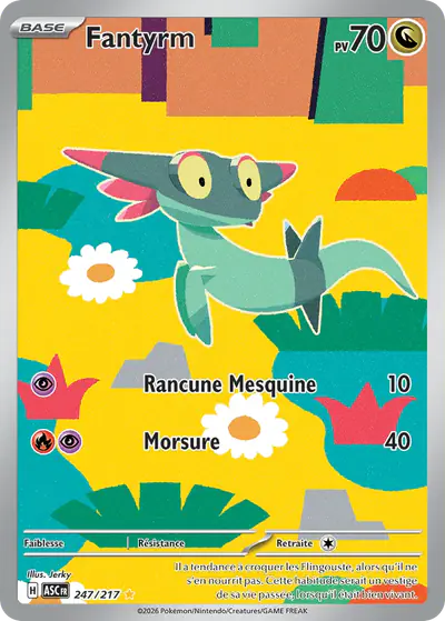 Image de la carte Pokemon Fantyrm 247/217