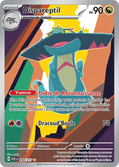 Image de la carte Pokemon Dispareptil 248/217