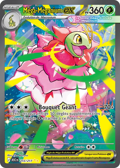 Image de la carte Pokemon Méga-Méganium ex 272/217