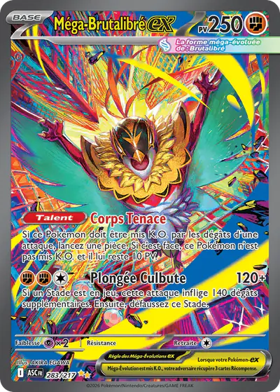 Image de la carte Pokemon Méga-Brutalibré ex 283/217