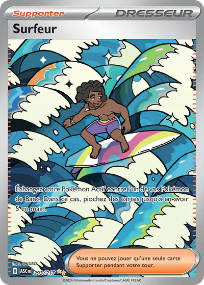 Image de la carte Pokemon Surfeur 293/217