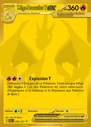 M&eacute;ga-Dracaufeu Y ex 294/217