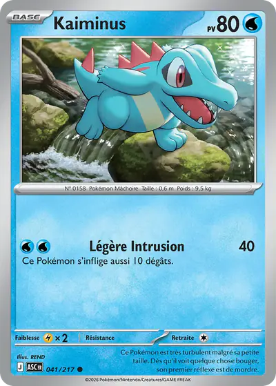 Image de la carte Pokemon Kaiminus 041/217