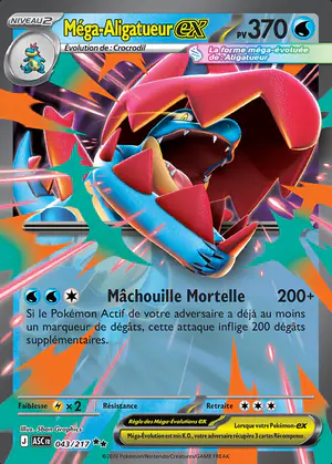 M&eacute;ga-Aligatueur ex 043/217