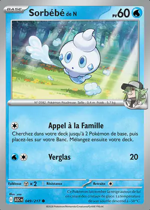 Sorb&eacute;b&eacute; de N 049/217
