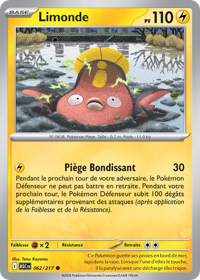 Image de la carte Pokemon Limonde 062/217