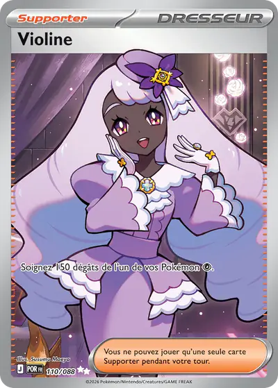 Image de la carte Pokemon Violine 110/88