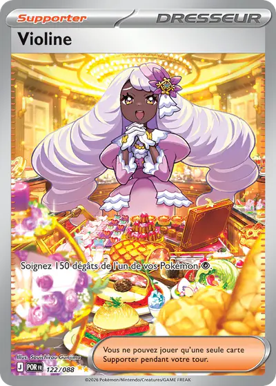 Image de la carte Pokemon Violine 122/88