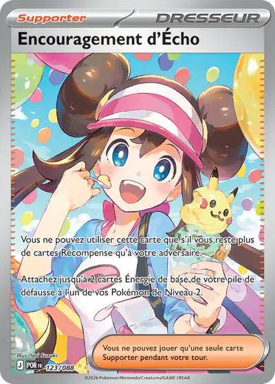 Image de la carte Pokemon Encouragement d'Écho 123/88