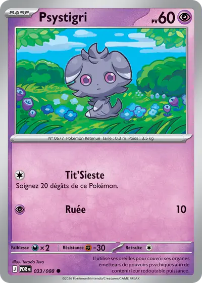 Image de la carte Pokemon Psystigri 033/88