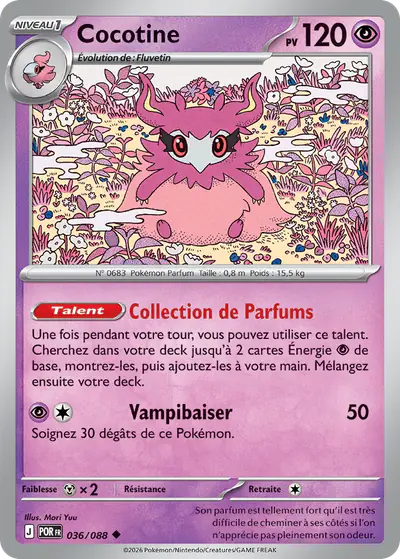 Image de la carte Pokemon Cocotine 036/88