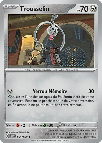 Image de la carte Pokemon Trousselin 059/88