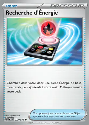 Recherche d'&Eacute;nergie 072/088