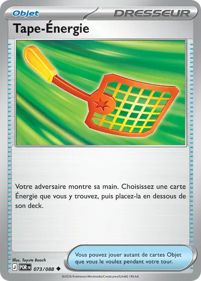 Image de la carte Pokemon Tape-Énergie 073/88